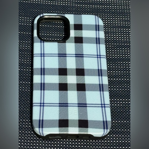 casely Other - Casely - As If! Light Blue Plaid iPhone 12 Pro Case
